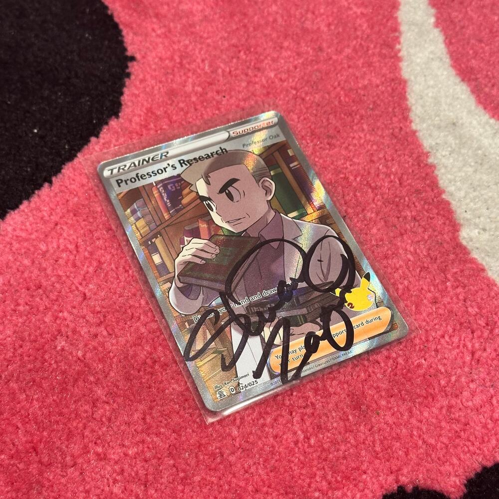 Signed Stuart Zagnit Professor’s Research #24 – Pokémon Celebrations